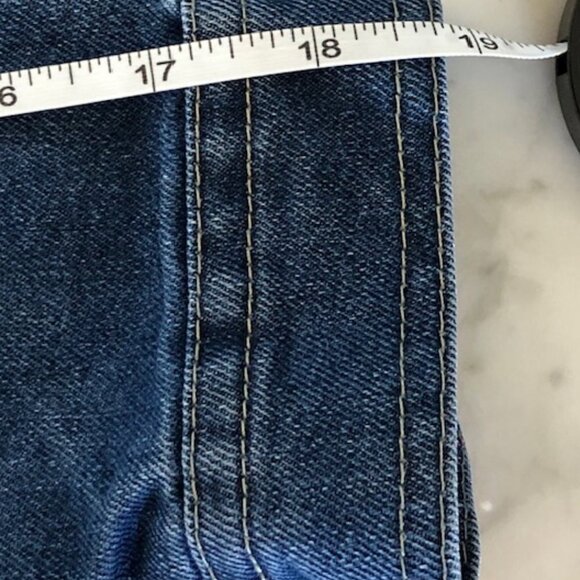 ONE STEP UP Crystal Gold Button Denim Jean Jacket Size 7/8 - Picture 14 of 15